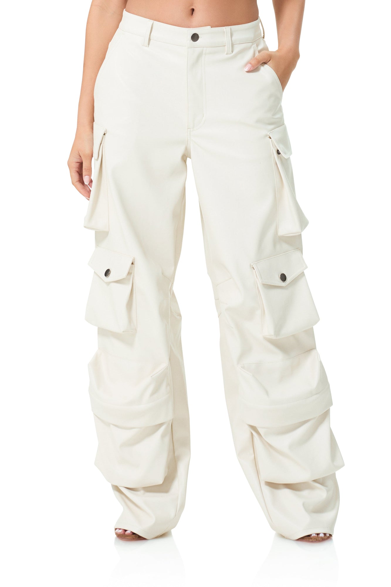 Parker Baggy Cargo Pant | Ivory