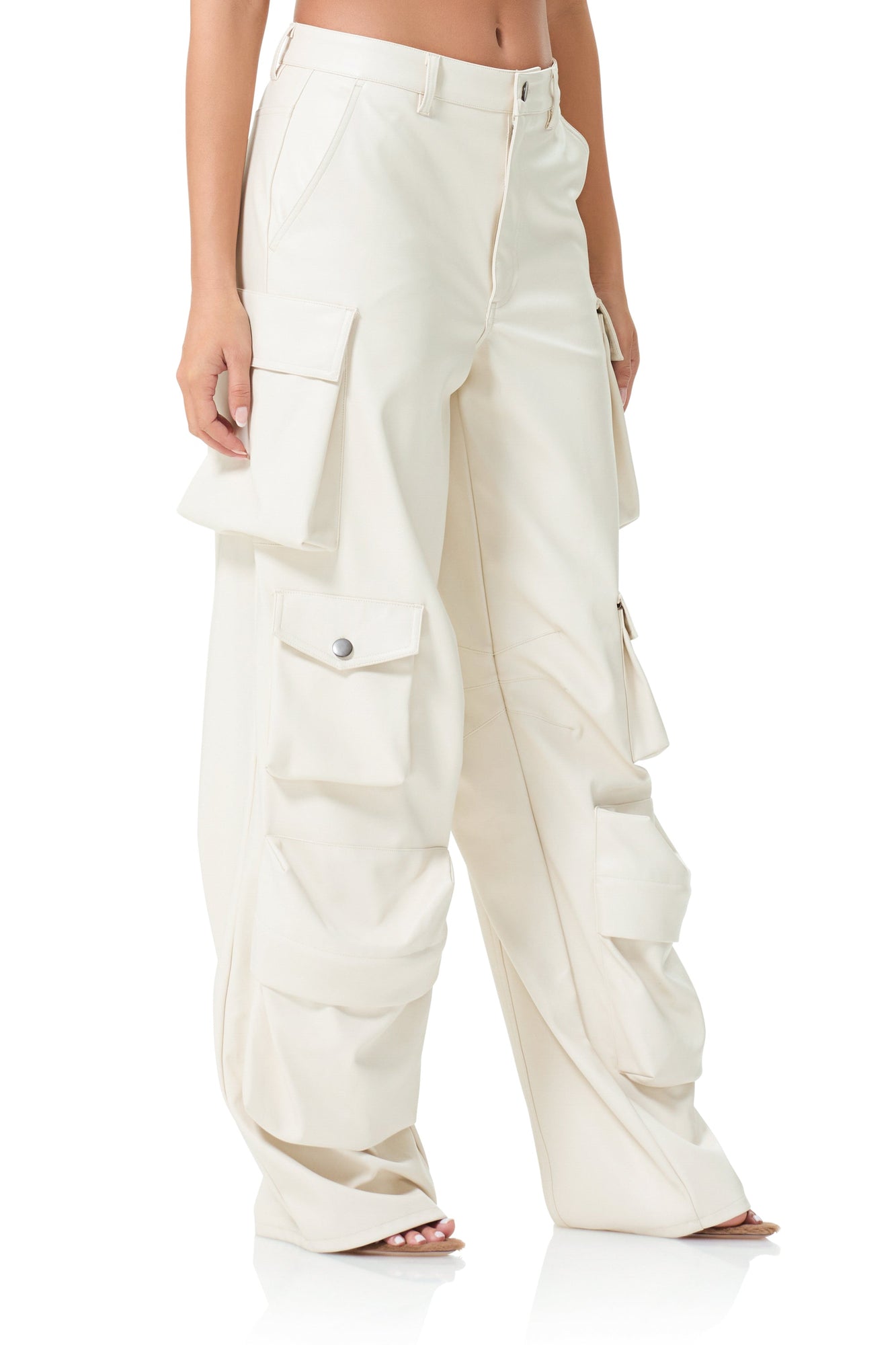 Parker Baggy Cargo Pant | Ivory