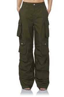 Parker Baggy Cargo Pant | Olive Night