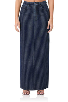 Amiri Maxi Skirt | Dark Wash