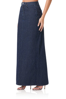 Amiri Maxi Skirt | Dark Wash