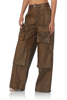 Collins Cargo Pant | Dark Brown