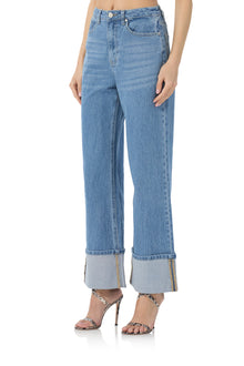 Kendall Wide Cuff Pant | South Pacific Wash