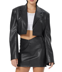 Petra Crop Blazer | Noir