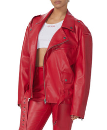 Blaise Moto Jacket | Jester Red