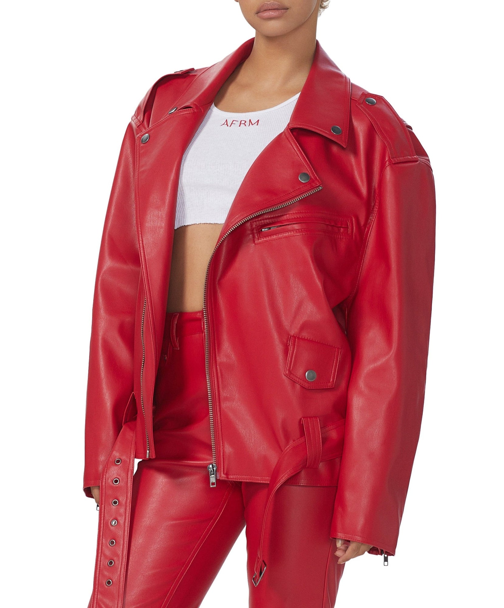 Blaise Moto Jacket | Jester Red