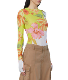 Kaylee Top | Color Block Floral