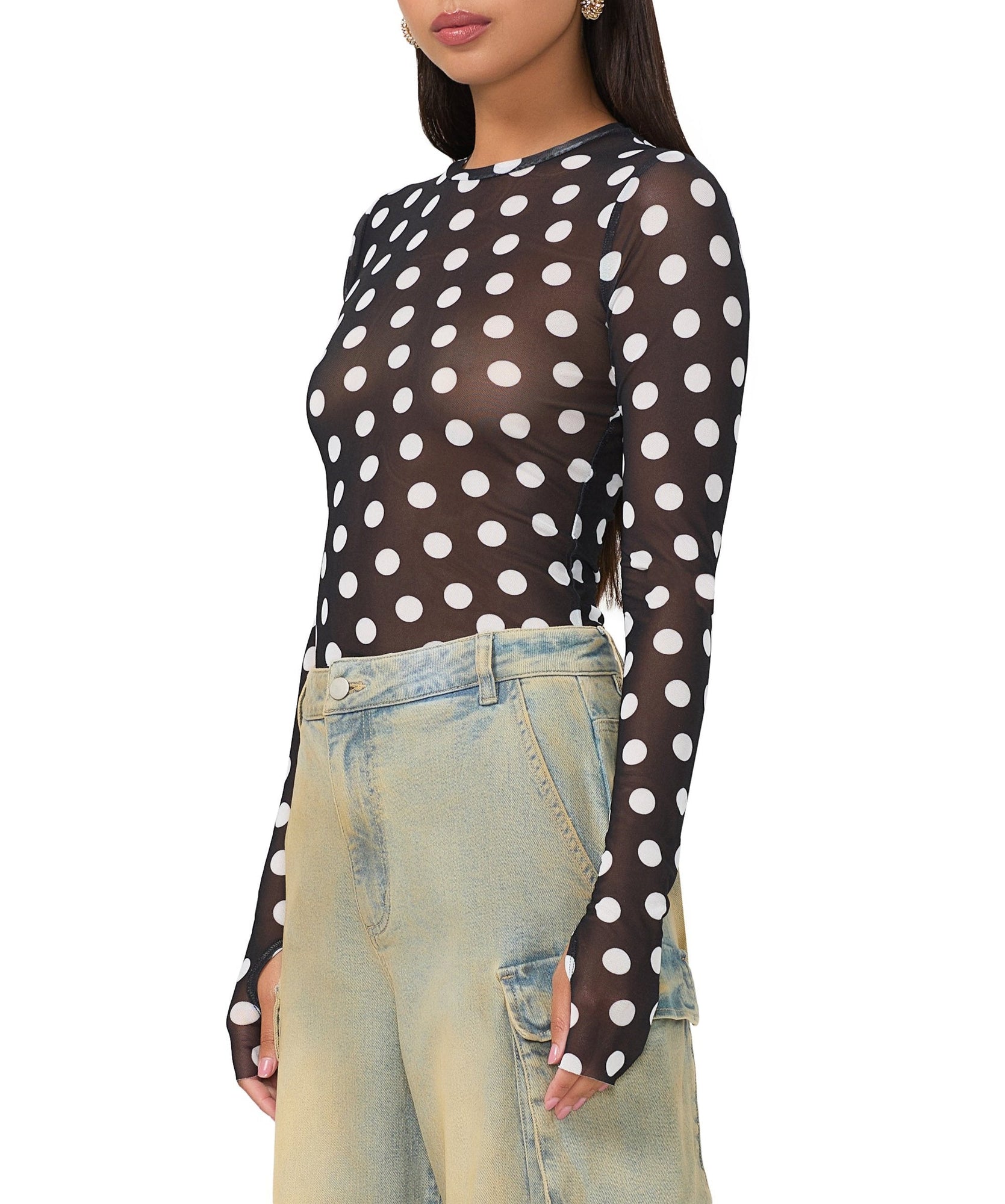 Kaylee Top | Diagonal Dot