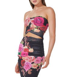 Katla Top | Noir Rose Swirl