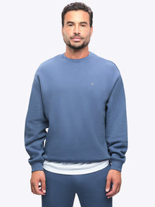 Mens | Divine Classic-Fit Fleece Pullover | Atlantic