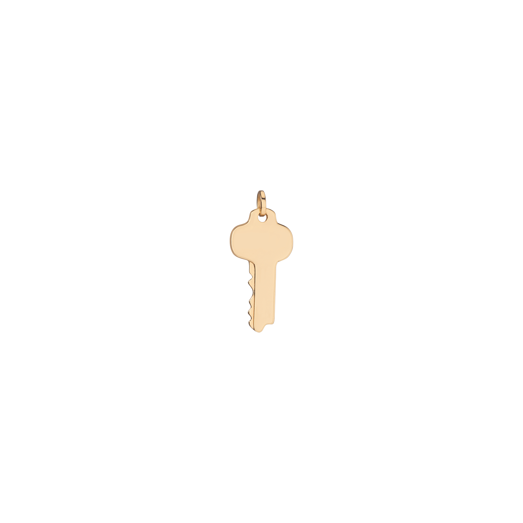Key Charm Vermeil Yellow Gold First
