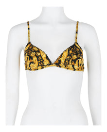 Versace | Barocco Printed Silk Bralette