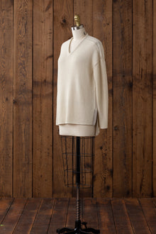 Womens | Zoe Sweater | Ivory / Light Taupe