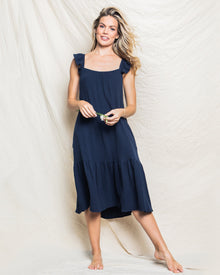 Women's Gauze Celeste Sundress | Navy