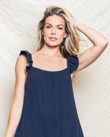 Women's Gauze Celeste Sundress | Navy