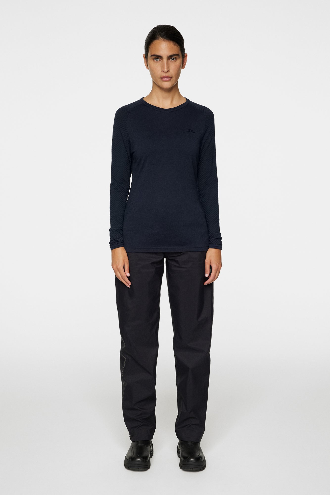 Women | Bella Wool LS T-Shirt | JL Navy