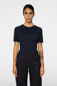 Women | Bella Wool T-Shirt | JL Navy