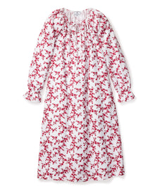 Women's Flannel Delphine Nightgown | Knightsbridge Floral