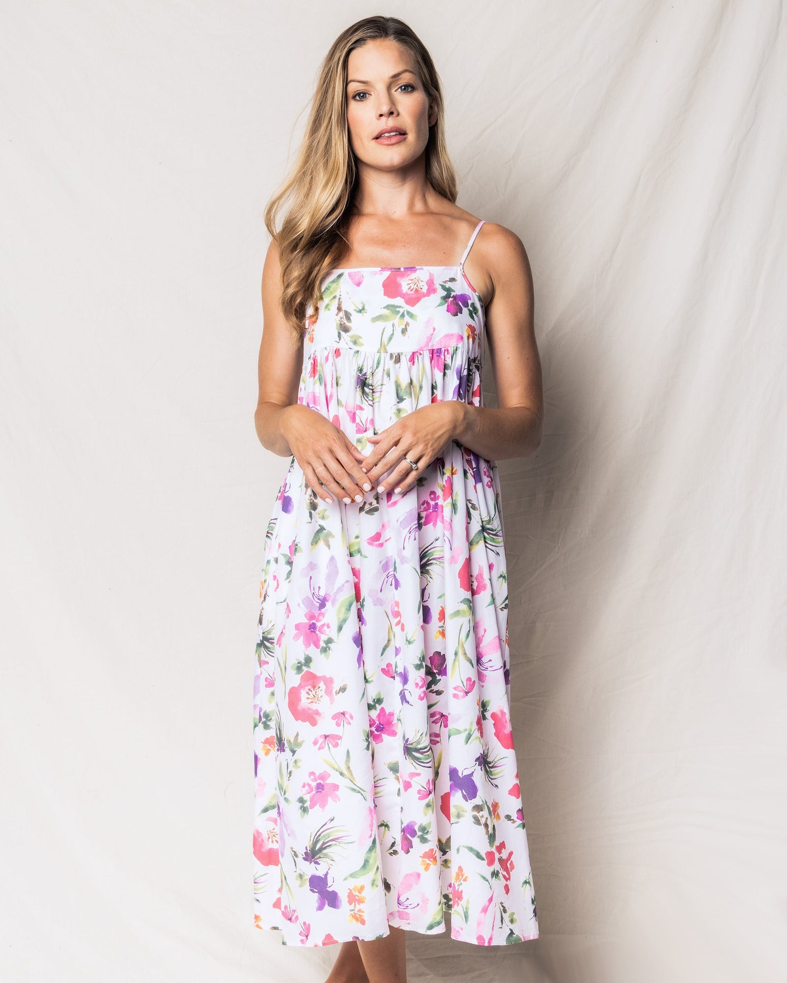 Women's Twill Serene Lounge Dress | Gardens of Giverny