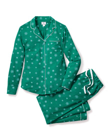 Women's Flannel Pajama Set | Emerald Wonderland