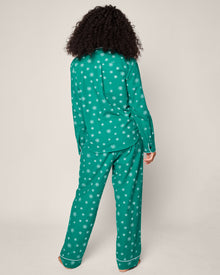 Women's Flannel Pajama Set | Emerald Wonderland