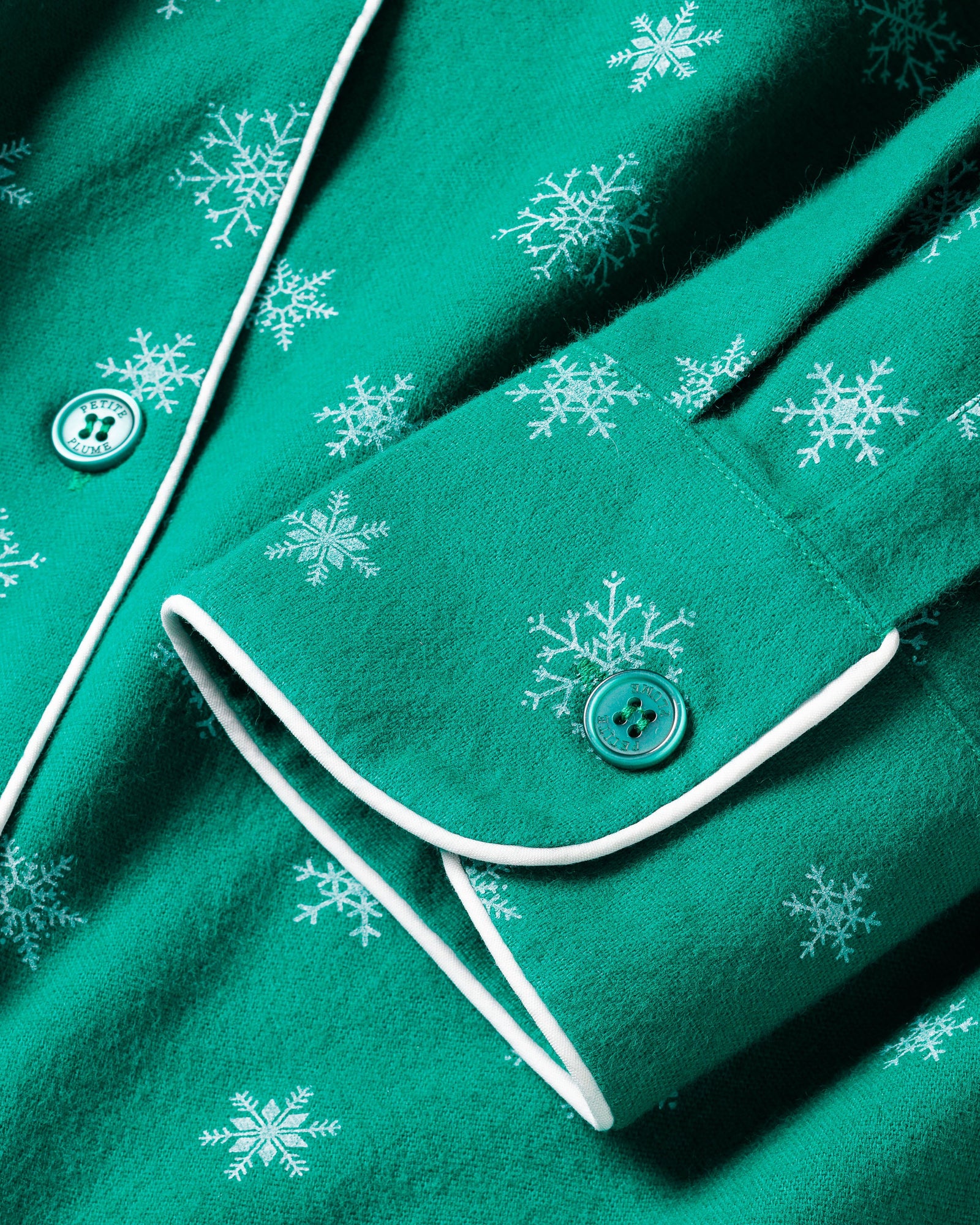 Women's Flannel Pajama Set | Emerald Wonderland