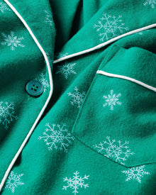 Women's Flannel Pajama Set | Emerald Wonderland