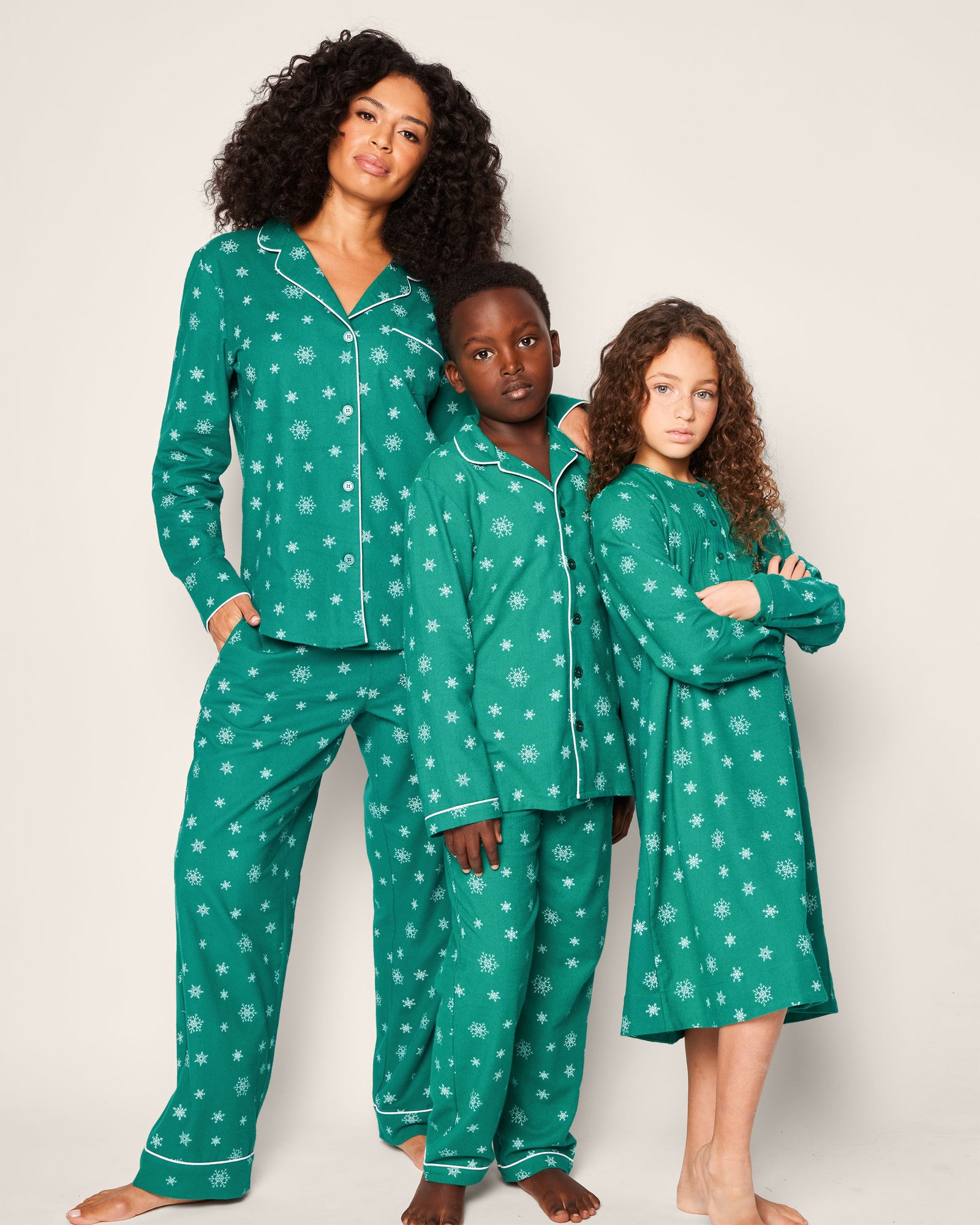 Women's Flannel Pajama Set | Emerald Wonderland