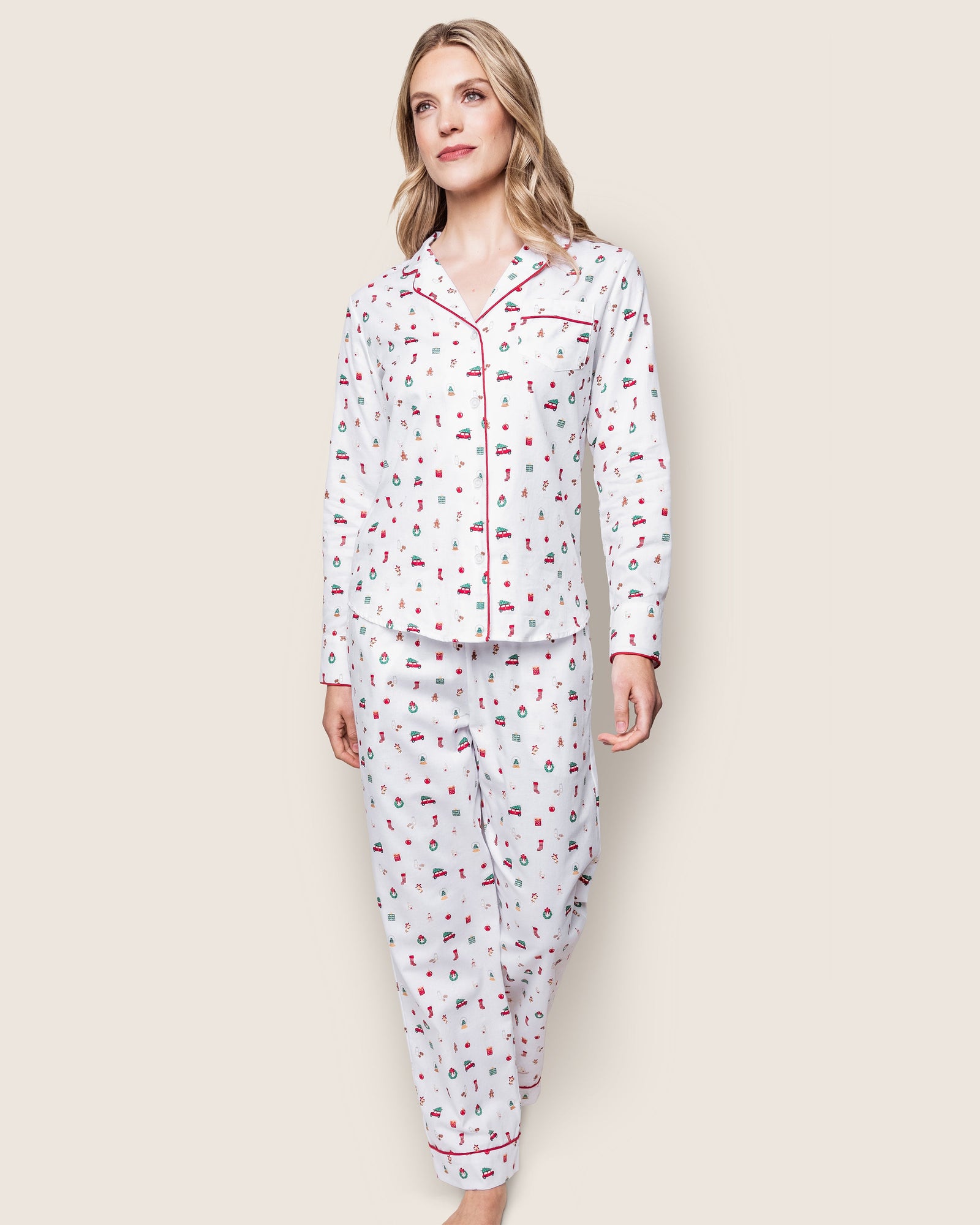 Women's Twill Pajama Set | Winter Nostalgia