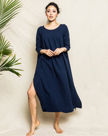 Women's Gauze Provence Sundress | Navy