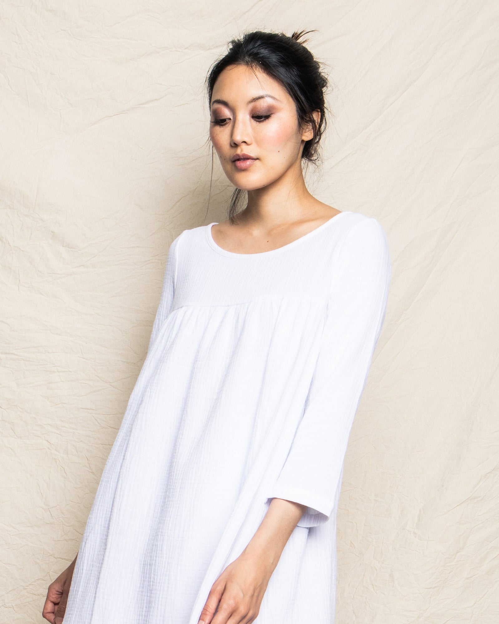 Women's Gauze Provence Sundress | White