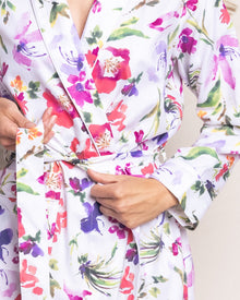 Women's Twill Robe | Gardens of Giverny