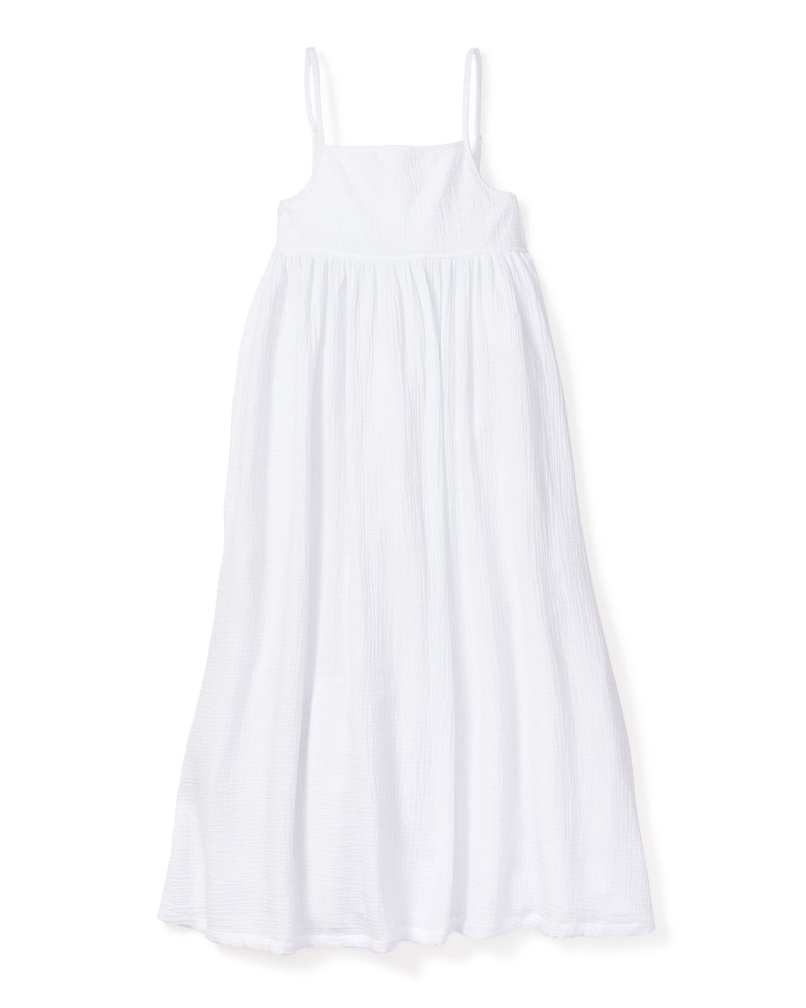 Women's Gauze Serene Lounge Dress | White