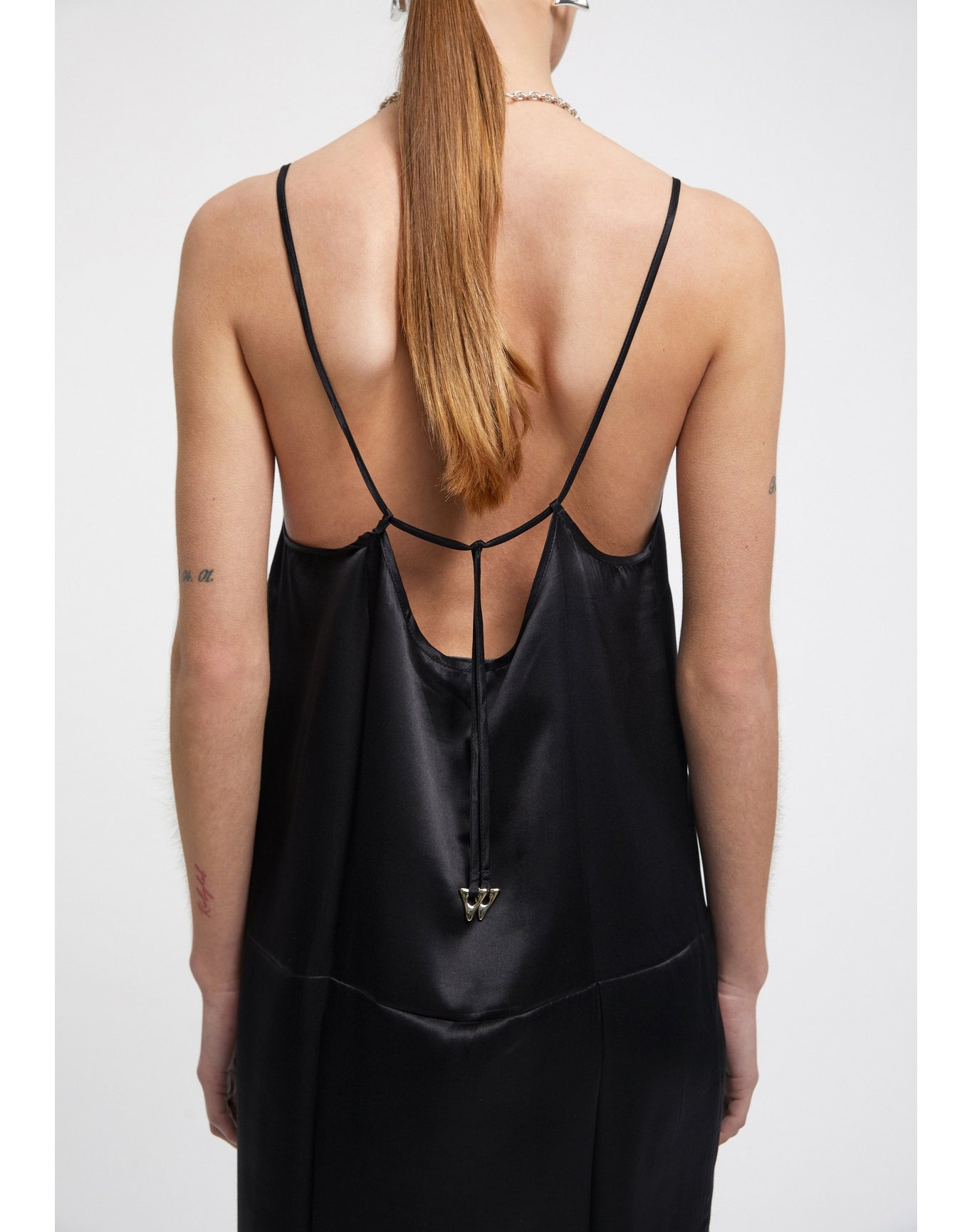 Abaco | V-Neck Slip Dress | Black