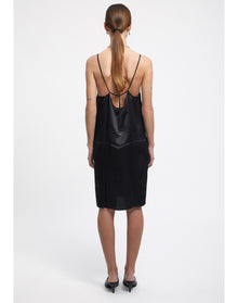 Abaco | V-Neck Slip Dress | Black