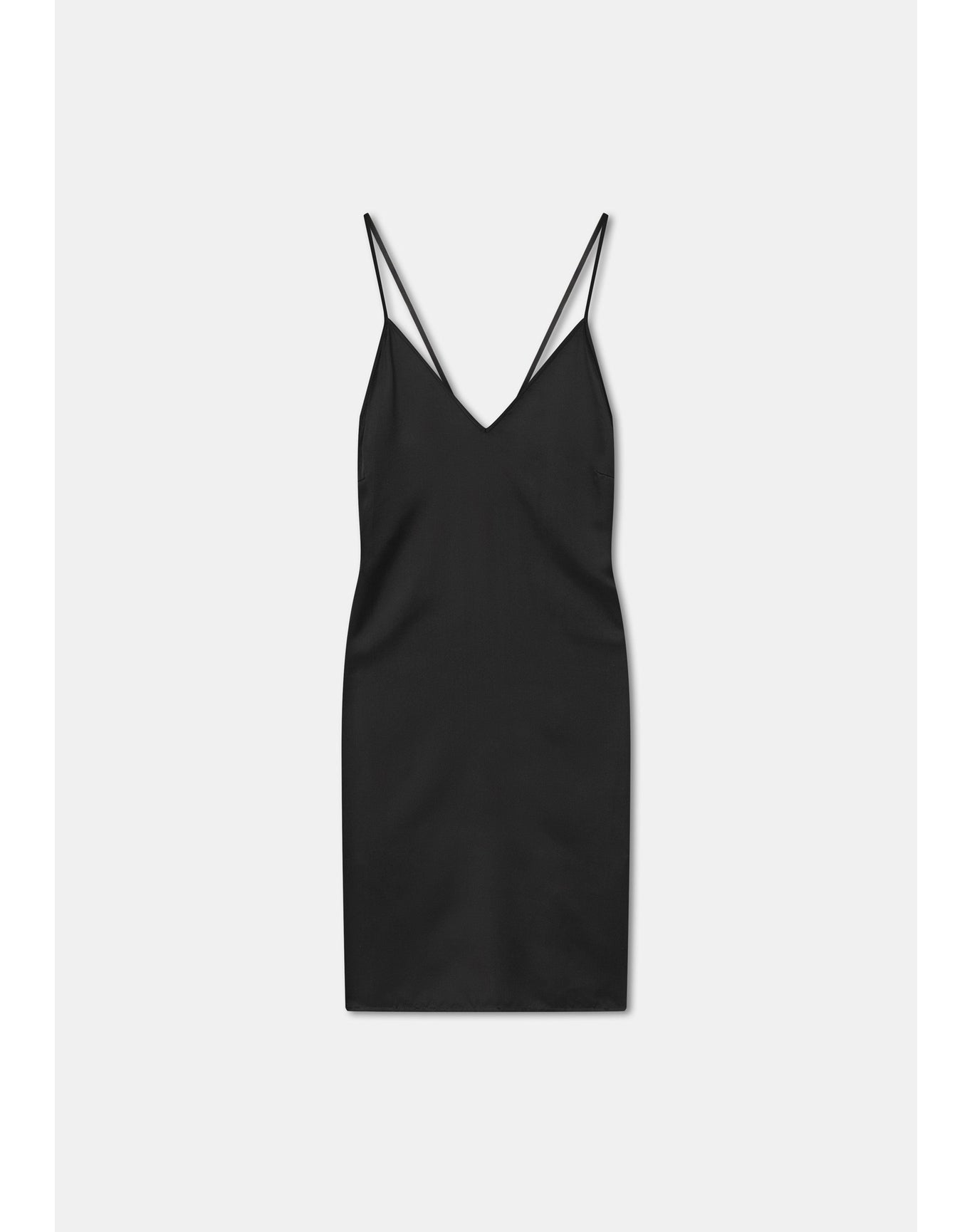 Abaco | V-Neck Slip Dress | Black