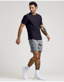 Active Crew Neck Tee | Black
