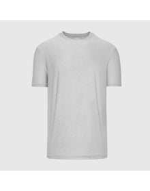 Active Crew Neck Tee | Light Heather Gray