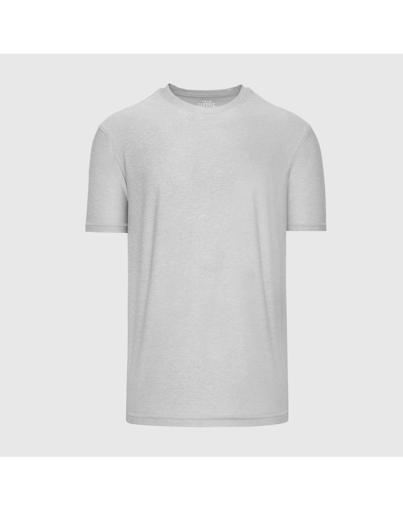 Active Crew Neck Tee | Light Heather Gray