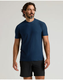 Active Crew Neck Tee | Navy