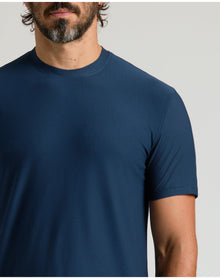 Active Crew Neck Tee | Navy