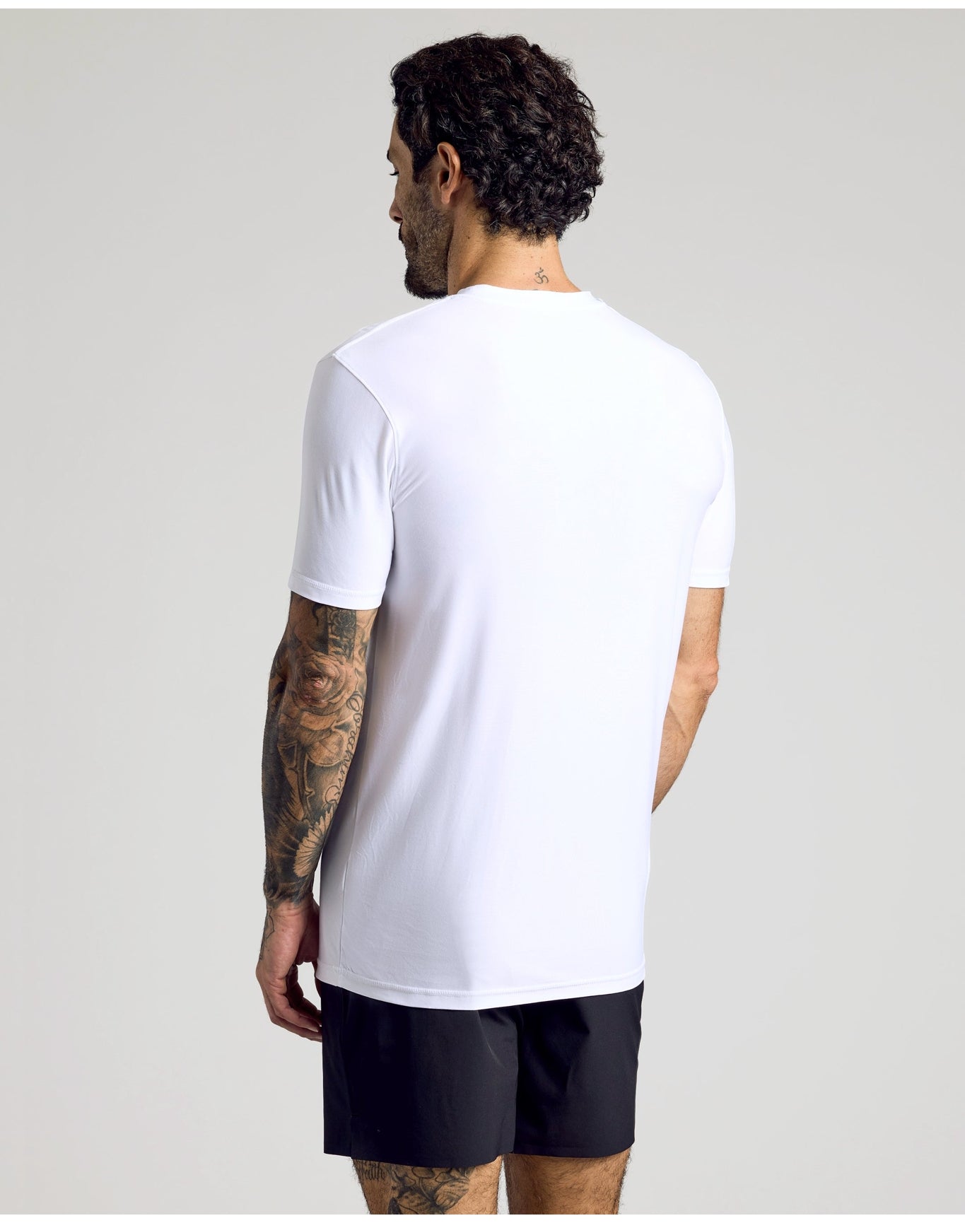 Active Crew Neck Tee | White