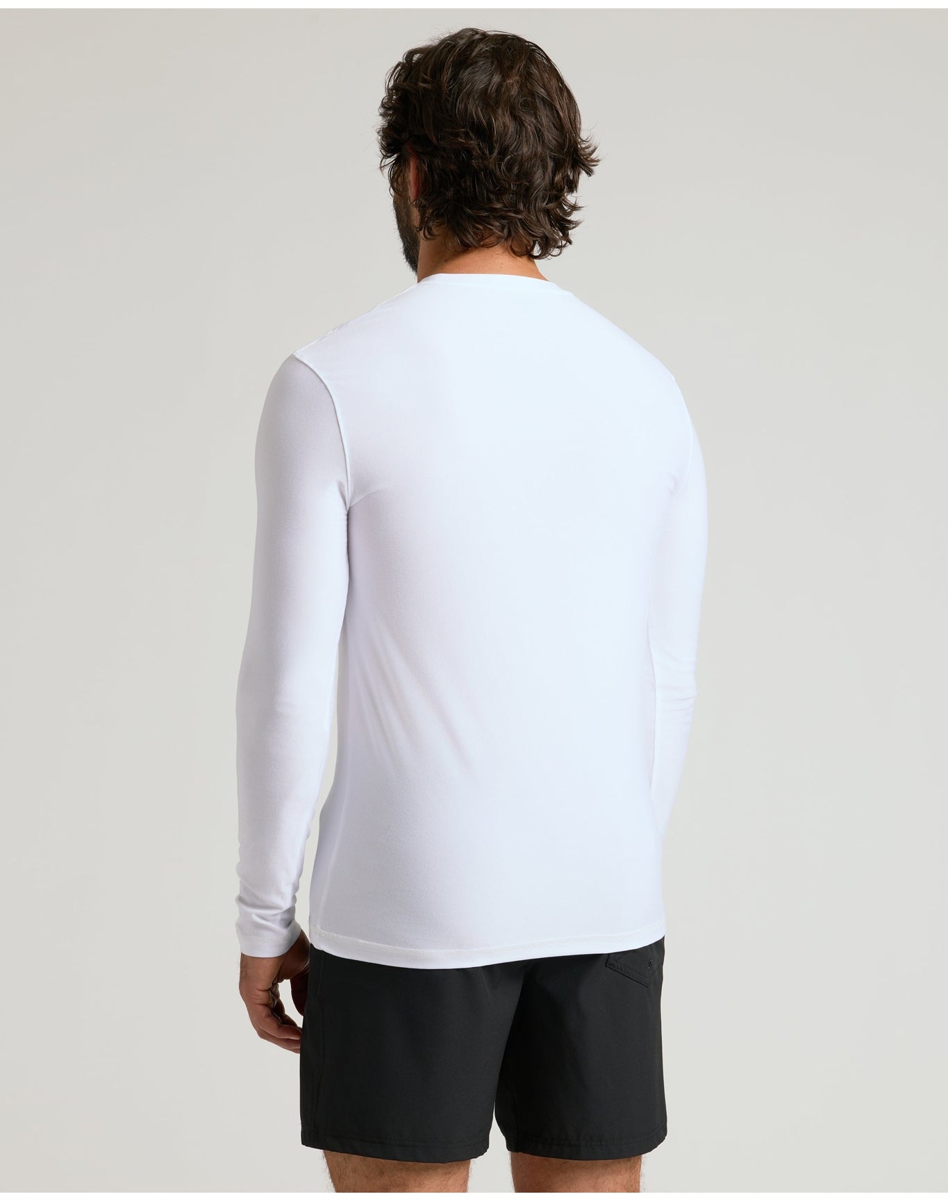 Active Long Sleeve Crew T-Shirt | White