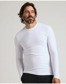 Active Long Sleeve Crew T-Shirt | White