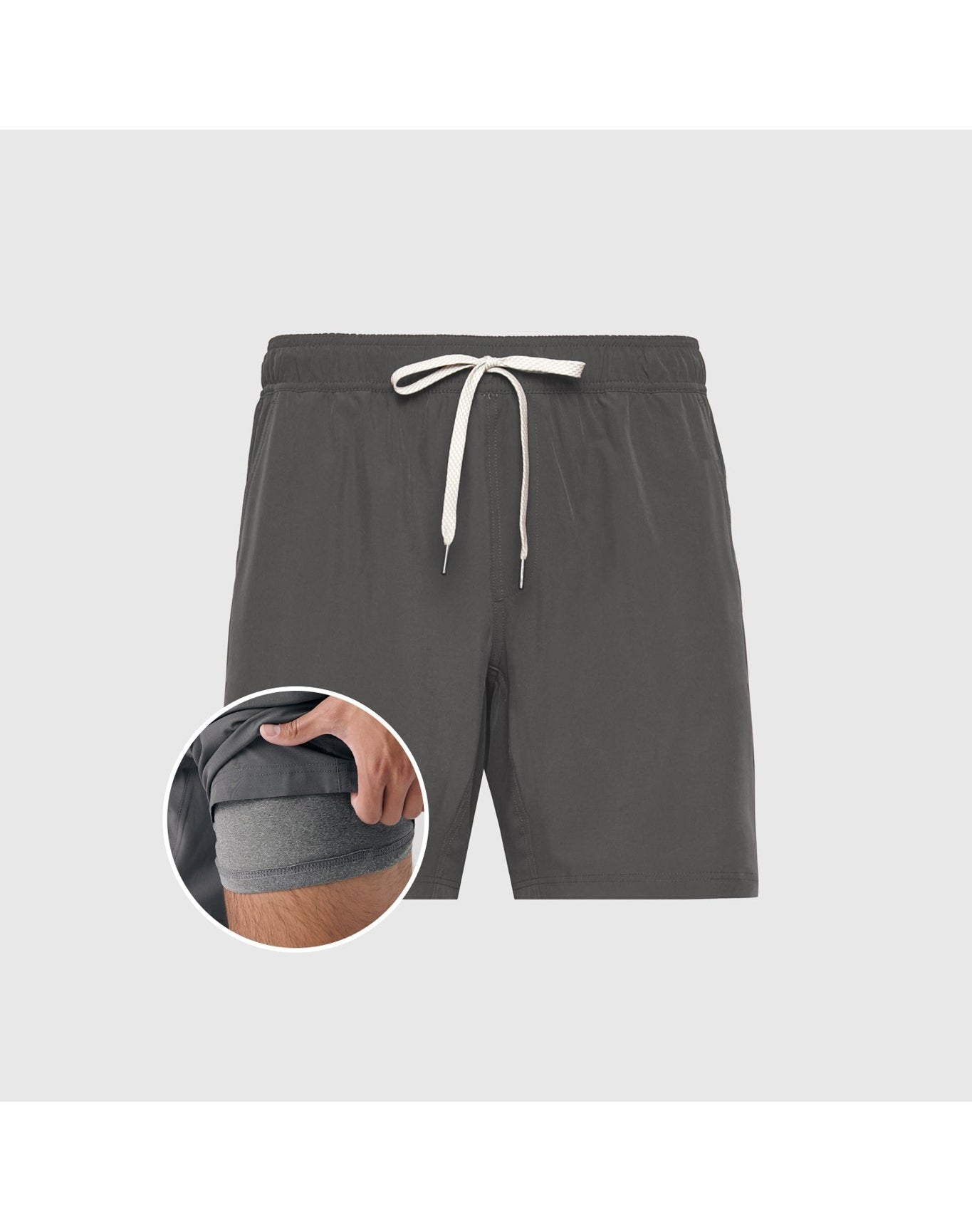 Active Quick Dry Shorts with Liner | Black