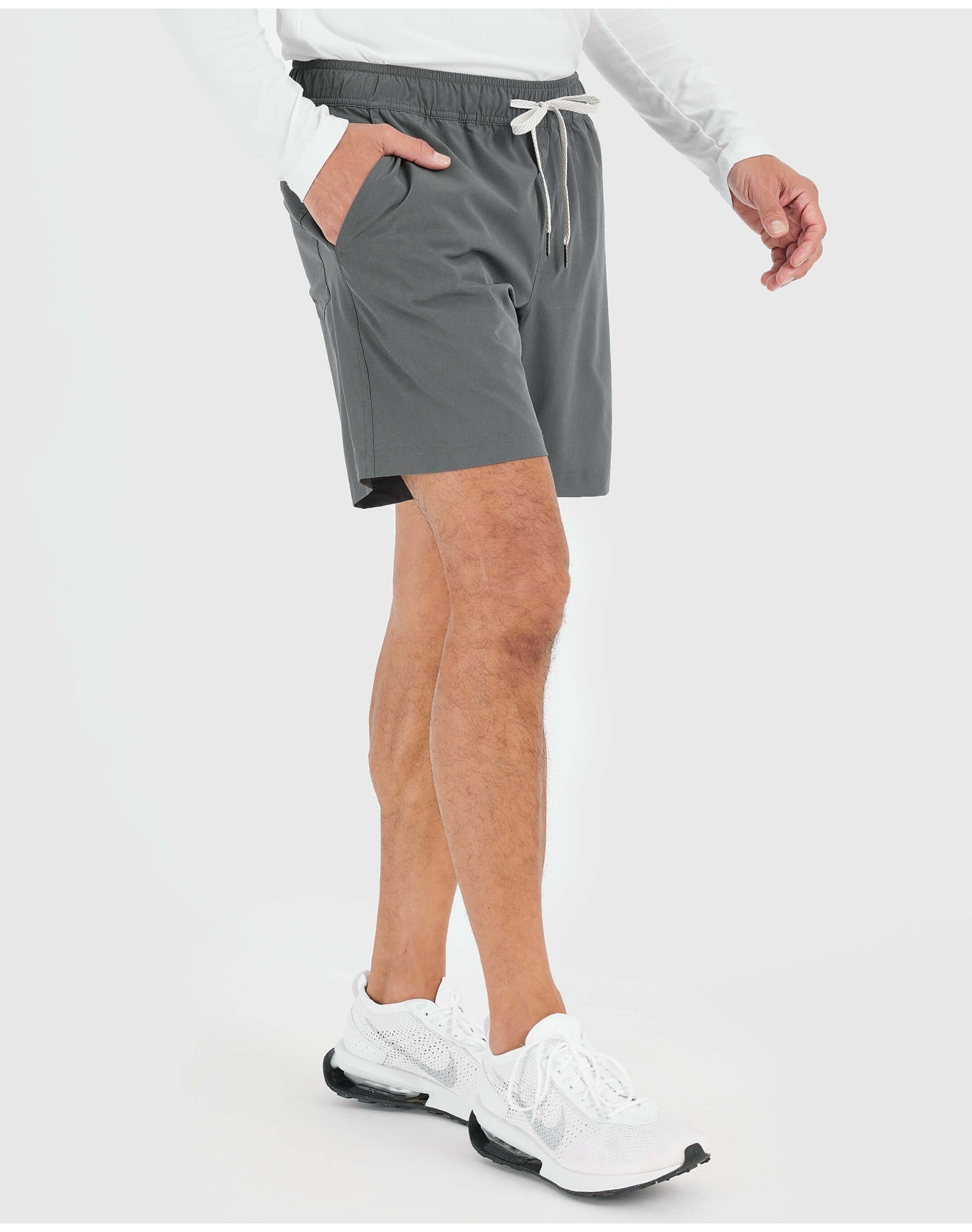 Active Quick Dry Shorts with Liner | Carbon