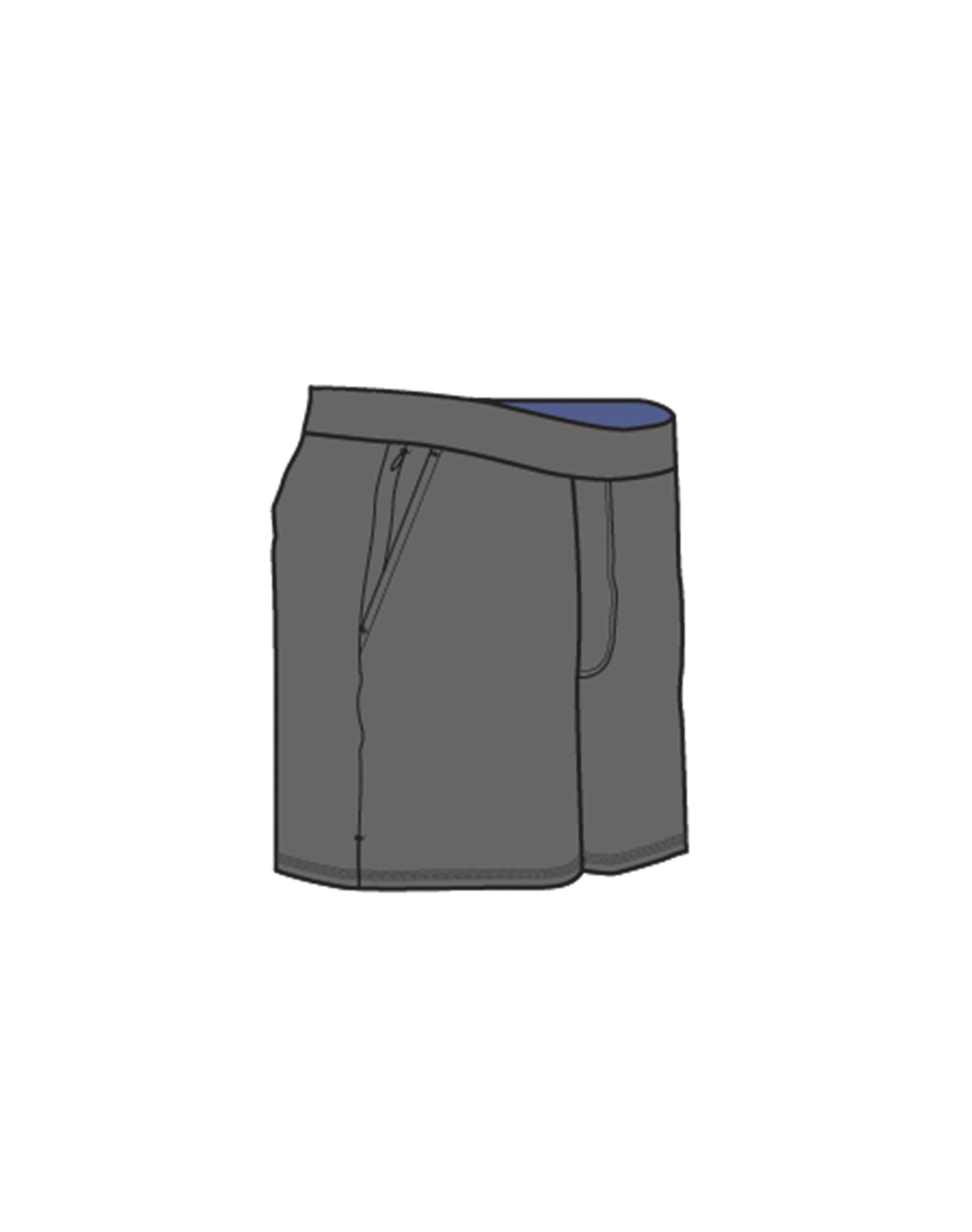 Active Quick Dry Shorts with Liner | Carbon