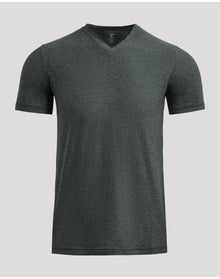 Active V-Neck | Charcoal Heather Gray