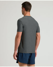 Active V-Neck | Charcoal Heather Gray