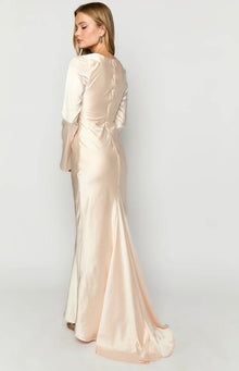 Addina Long Sleeve Maxi Dress | Cream